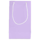 Schlichter Lilac-Hintergrund Kleine Geschenktüte (Vorderseite)