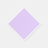 Schlichter Lilac-Hintergrund Serviette (Ecke)