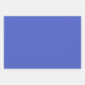 Schlichter Lotus blue Geschenkpapier Set (Vorderseite)