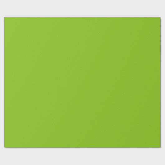 Schlichter Massivpapagei, leuchtend grün Geschenkpapier (Flach)