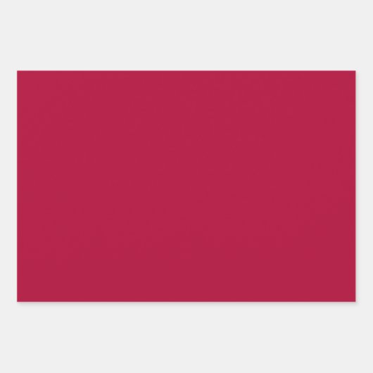 Schlichter Mehlwein in fester Farbe Geschenkpapier Set (Vorderseite 2)