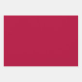 Schlichter Mehlwein in fester Farbe Geschenkpapier Set (Vorderseite)