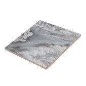 schlichter, minimalistisch weißer Marmor Fliese (Seite)