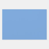 Schlichter Moonstone Little Maya Blue Shades 3 Ton Geschenkpapier Set (Vorderseite 2)