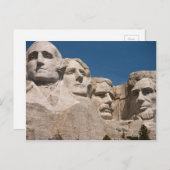 Schlichter Mount Rushmore National Memorial SD Pos Postkarte (Vorne/Hinten)
