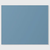 Schlichter Pilot Blauer Farbton Geschenkpapier (Flach)