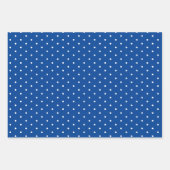 Schlichter Polka Dot Wide Striping und Solid Geschenkpapier Set (Vorderseite 2)