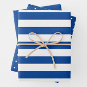 Schlichter Polka Dot Wide Striping und Solid Geschenkpapier Set (Beispiel)