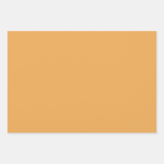 Schlichter Pollengelb in fester Farbe Geschenkpapier Set (Vorderseite)