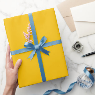 Schlichter Radiant-Marigold-Farbton Geschenkpapier
