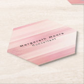 Schlichter rosa Hintergrund Beruflich Untersetzer (angewinkelt)