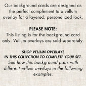 Schlichter Rosa Hintergrund für Vellum Overlay Einladung