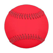Schlichter, roter Massiv Baseball (Rückseite)
