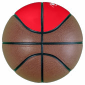 Schlichter, roter Massiv Basketball (Rechts)