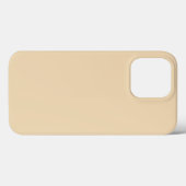 Schlichter Sand, hellbeige, helle Farbe Case-Mate iPhone Hülle (Rückseite (Horizontal))