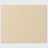 Schlichter Sand, hellbeige, helle Farbe Geschenkpapier (Flach)