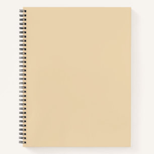 Schlichter Sand, hellbeige, helle Farbe Notizblock