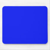 Schlichter Saphir in fester Farbe, leuchtend blau Mousepad (Vorne)