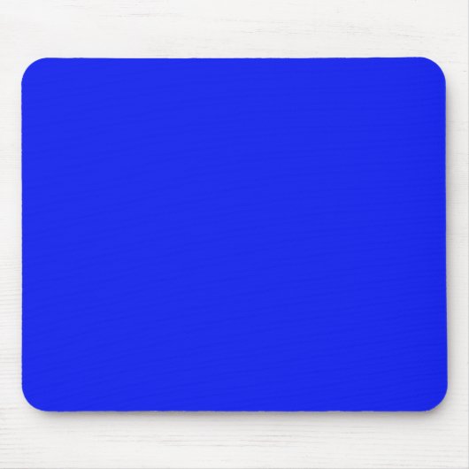 Schlichter Saphir in fester Farbe, leuchtend blau Mousepad (Vorne)