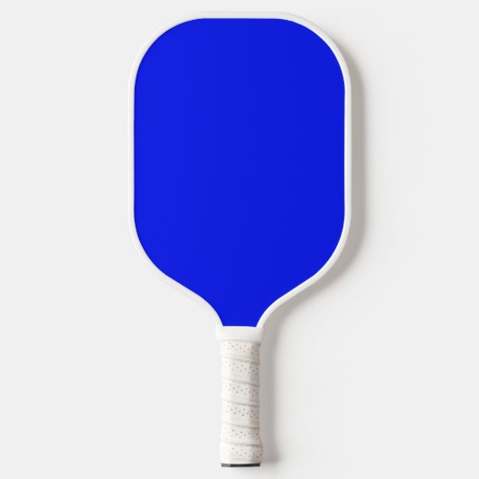 Schlichter Saphir in fester Farbe, leuchtend blau Pickleball Schläger (Vorderseite)