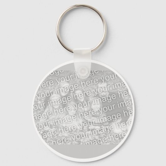 Schlichter Schlüsselanhänger oder Schlüsselring (Vorderseite)