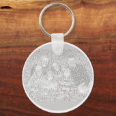 Schlichter Schlüsselanhänger oder Schlüsselring (Vorderseite)