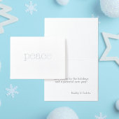 schlichter Schreibtisch elegant minimalistisch Folienkarte