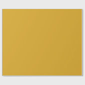 Schlichter Sonnenbrand-Gold-Farbton Geschenkpapier (Flach)