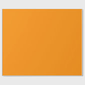 Schlichter Sonnenuntergang Orangefarbener Farbton Geschenkpapier (Flach)