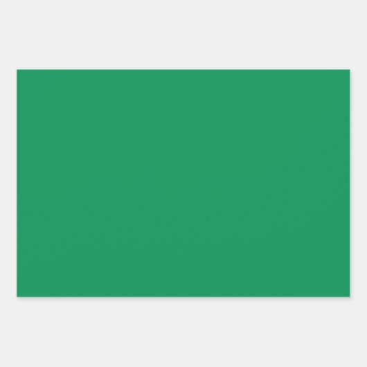 Schlichter spanischer Hunter Texas Green Shades 3 Geschenkpapier Set (Vorderseite)