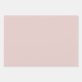 Schlichter Staub Mauvelous Vanilla Rosa Schatten 3 Geschenkpapier Set