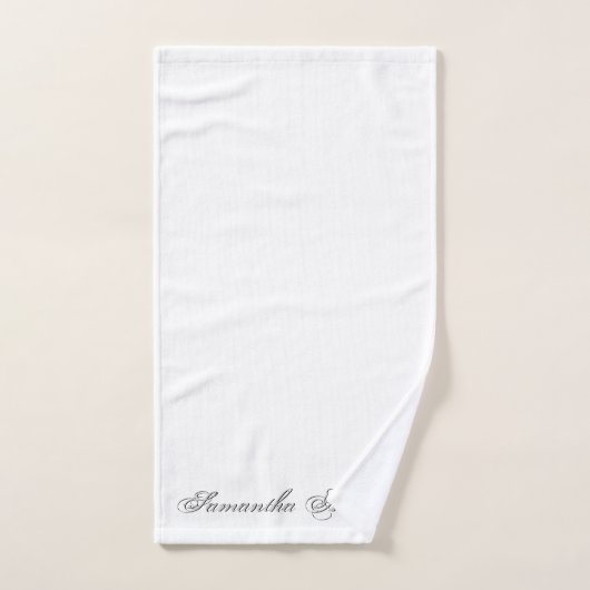 Schlichter Text Modernes Set für Badehandtücher (Handtuch)