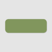 Schlichter Thymian-Blau Namensschild (Vorderseite)