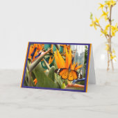 Schlichter Tiger Karte (Gelbe Blume)