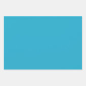 Schlichter Violet Ball Vivid Blue Shades 3 Tones Geschenkpapier Set (Vorderseite 2)