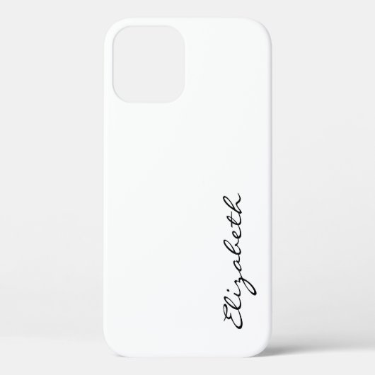 Schlichter weißer Hintergrund Case-Mate iPhone Hülle (Rückseite)