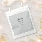 schlichter, weißer Schwarzer Klassiker Geschenktütchen (Ausgeschnitten)