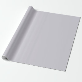 Schlichter Winter Platinum Grau Farbton Geschenkpapier