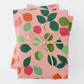 schlichter zeitgenössischer Stil. Geschenkpapier Set (Beispiel)