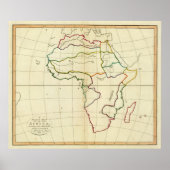 Schlichtes Afrika Poster (Vorne)