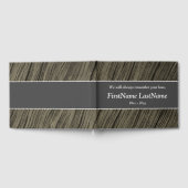 Schlichtes, angesehenes Geweckt Gästebuch (Voll)