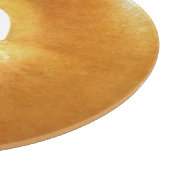 Schlichtes Bagel-Round-Cutting-Board Schneidebrett (Ecke)