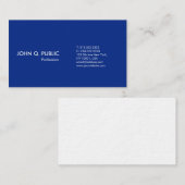 Schlichtes Berufliches Elegantes Design Visitenkarte (Vorne/Hinten)