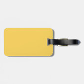Schlichtes Berufliches Minimalistisch Gepäckanhänger (Rückseite horizontal)