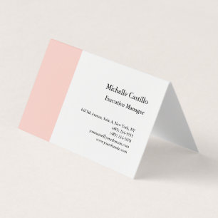 Schlichtes Berufliches Minimalistisch Visitenkarten