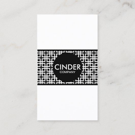 schlichtes Bindeunternehmen Visitenkarte (Rückseite)