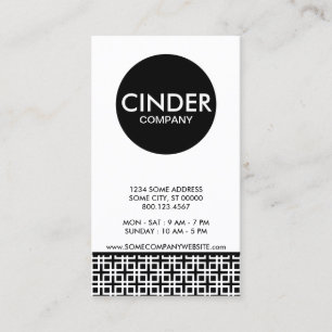 schlichtes Bindeunternehmen Visitenkarte