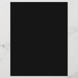 Schlichtes Black 8.5" x 11" Gloss Blank Wedding Pr