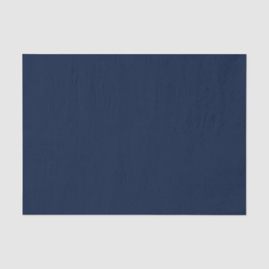 Schlichtes blaues Geschenkpapier Seidenpapier (Vorderseite)