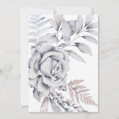 Schlichtes Bohemisches getrocknetes, blumengeschwä Save The Date (Rückseite)